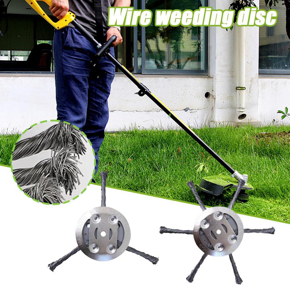 Essential Gardening Tools - Universele bosmaaierkop 6/3 koppen staaldraad wielen