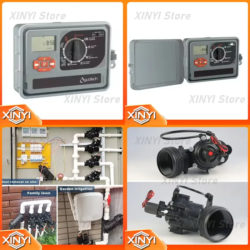 Gardening Tools Toolstation - WiFi-afstandsbediening irrigatie-timer solenoïdeklepcontroller 16-stationen bewateringstimer voor
