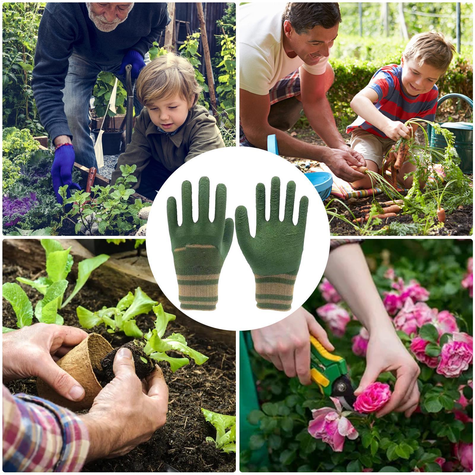1 paar tuinhandschoenen Rubber - Gardening Tools Gloves recensie en prijs