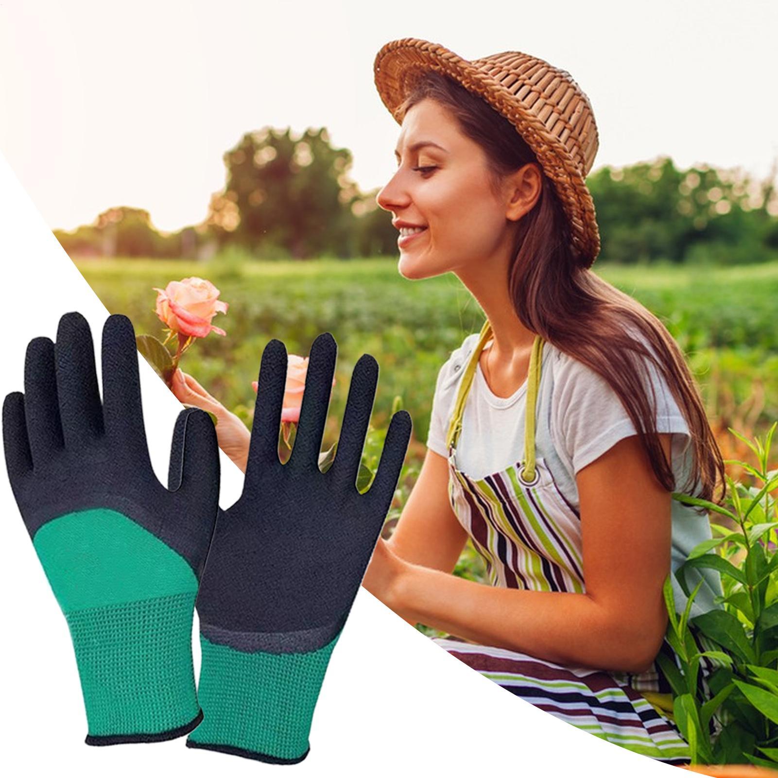1 paar tuinhandschoenen Rubber - Gardening Tools Gloves recensie en prijs