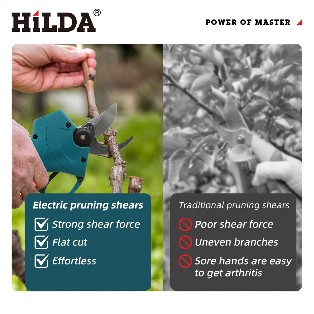 HILDA 18V Borstelloze Draadloz - Essential Gardening Tools recensie en prijs