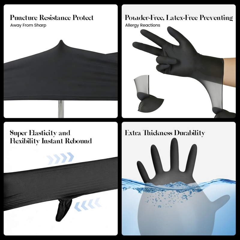 Kinderen Zwarte Nitril Wegwerp - Gardening Tools Gloves recensie en prijs