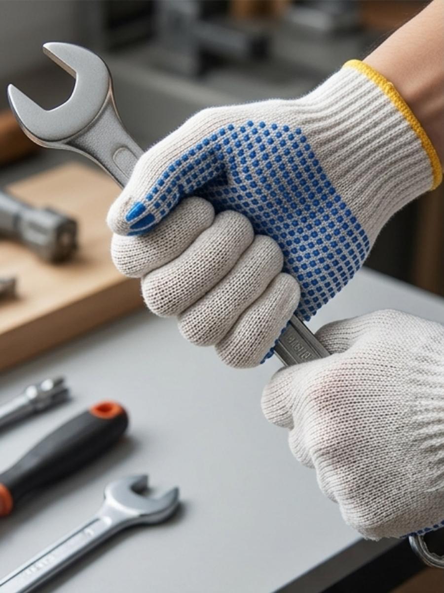 1/10 Paar Katoenen Werkhandsch - Gardening Tools Gloves recensie en prijs