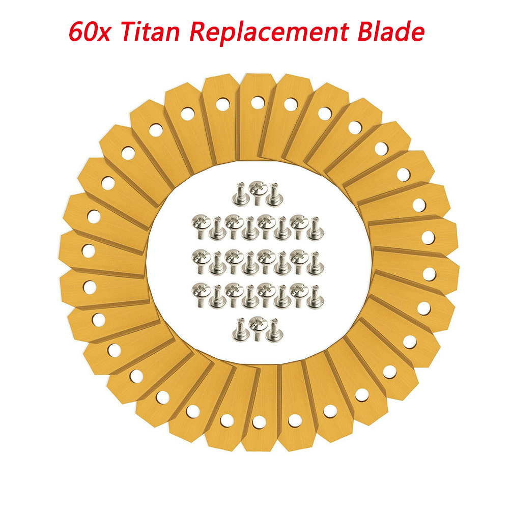 60Pcs Vervangende Messen Voor  - Gardening Tools Yellow recensie en prijs